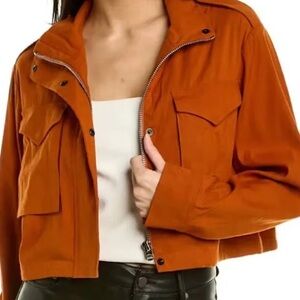 Rag & Bone Medium M65 Cropped Field Jacket in Rust. NWT!